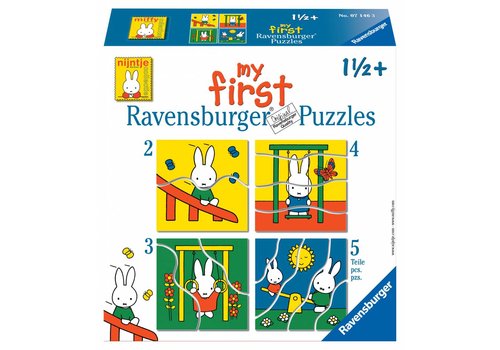  Ravensburger Miffy - Puzzles 2, 3, 4 and 5 pieces 