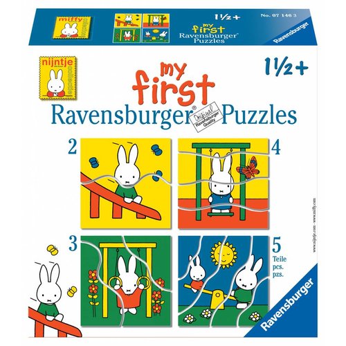  Ravensburger Miffy - Puzzles 2, 3, 4 and 5 pieces 