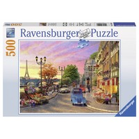 thumb-Ambiance de soirée à Paris - puzzle de 500 pièces-2
