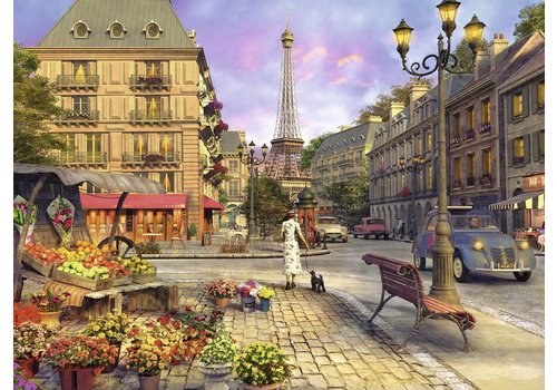  Ravensburger An evening walk through Paris - 500 pieces 