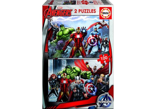  Educa Avengers - 2 puzzles of 100 pieces 