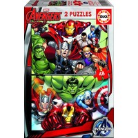 Avengers - 2 x 48 stukjes