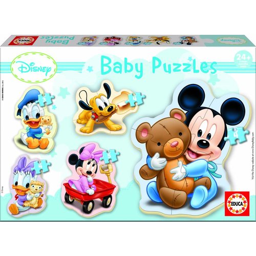  Educa Baby Mickey - 3, 4 and 5 pieces 