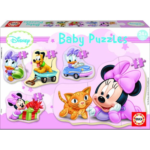  Educa Baby Minnie - 3, 4 and 5 pieces 