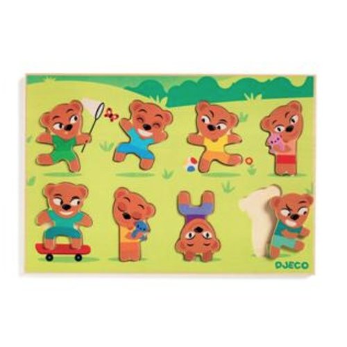  Djeco Teddymatch - 8 pieces 