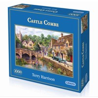 thumb-Le beau village de Castle Combe - puzzle de 1000 pièces-2