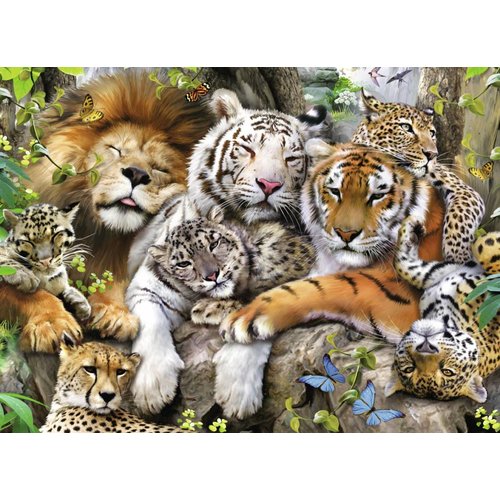  Ravensburger Le sommeil des tigres - 200 pièces XXL 