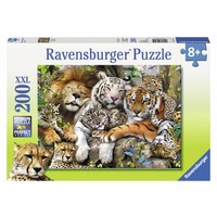 thumb-Nap of the tigers - puzzle of 200 pieces XXL-2