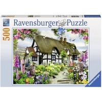 thumb-Chalet idyllique - puzzle de 500 pièces-2