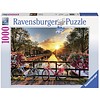 Ravensburger Vélos à Amsterdam - puzzle de 1000 pièces