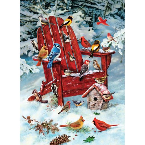  Cobble Hill Oiseaux dans la neige - 1000 pièces 