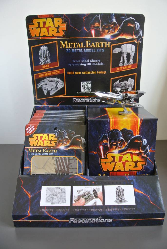 SET of 12 Fascinations Metal Earth Star Wars 3D Laser Cut Steel Puzzle  Model Kit