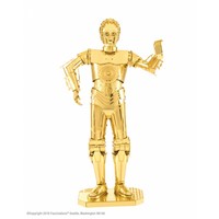 thumb-Star Wars C-3PO - GOLD - 3D-puzzel in goud-1