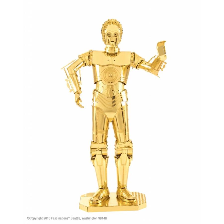 Star Wars C-3PO - GOLD - 3D-puzzel in goud-1