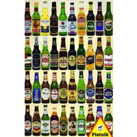 Beer bottles - Puzzle of 1000 pieces