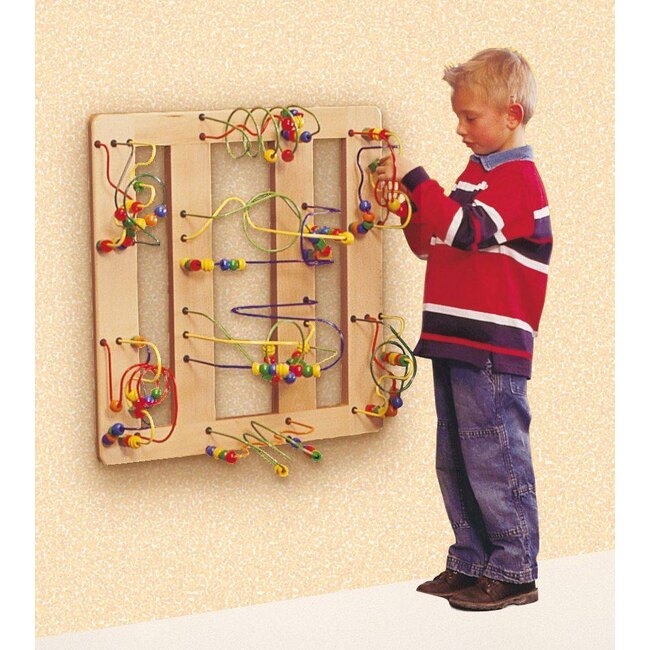Joy-Toy Kralenwand Motoriekwand met Kralenframes