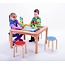 Tafel voor duplo met 4 stoelen