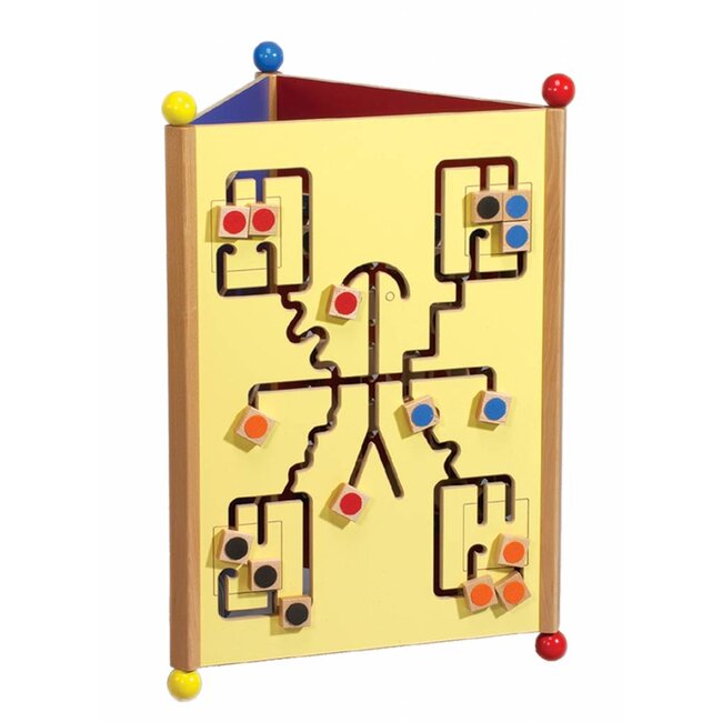 Speelsysteem met 3 geïntegreerde speelwanden