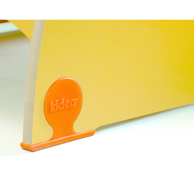 Kidea speeltafel met 2 vaste stoeltjes, opbergbak en speelblokken