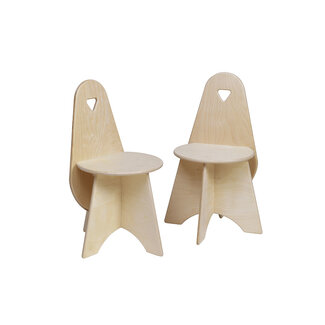 Van Dijk Toys Houten kinderstoel