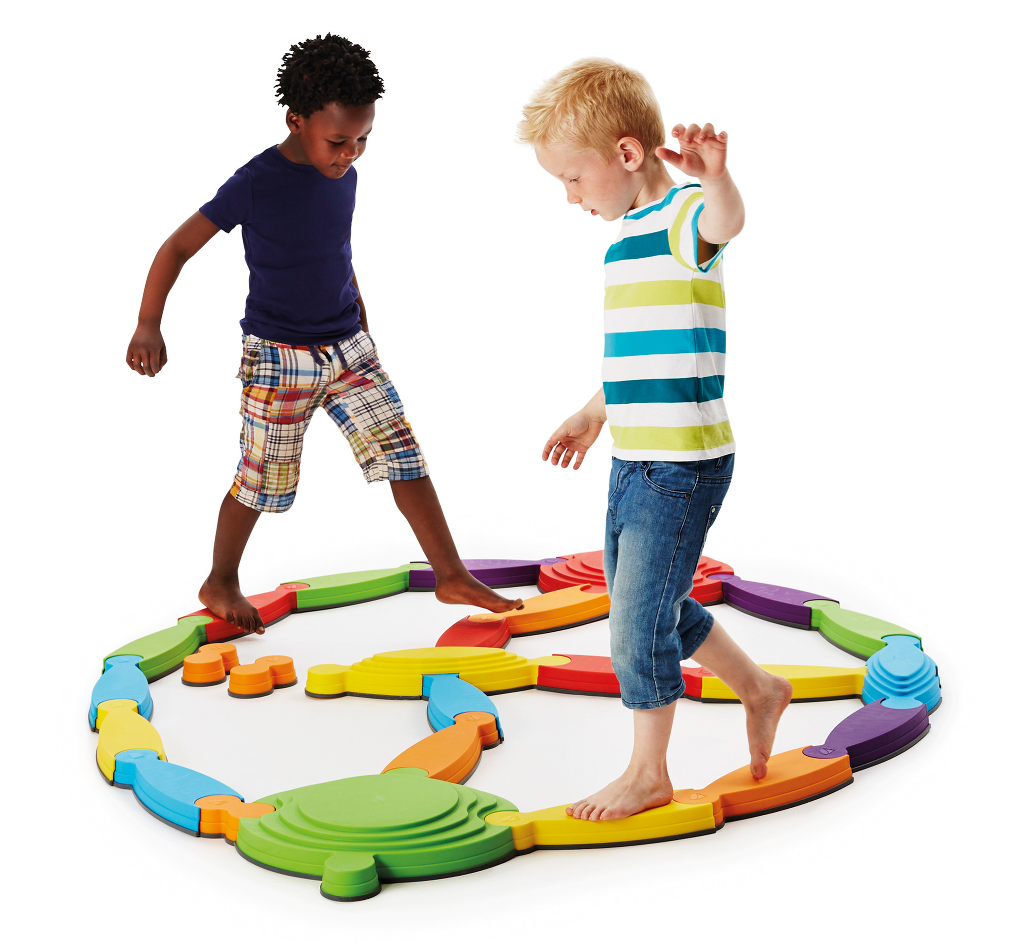 Stapstenen voor kinderen, buitenspeelgoed voor peuters, 3-5, 8 stuks, kikkerbalans, stapsteen tot 120 kg, indoor outdoor speelgoed voor kinderen, hindernisbaan, sensorisch speelgoed voor peuters van 3