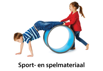 Sport en spelmaterialen voor peuters, kleuters en grotere kinderen