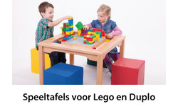 Speeltafels voor Lego, Duplo en andere bouwblokken