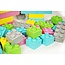 Grote zachte bouwblokken - 100 stuks nordic colors