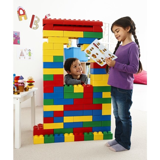 Grote Soft blokken verbouwbaar met de grote Lego blokken - 84 stuks