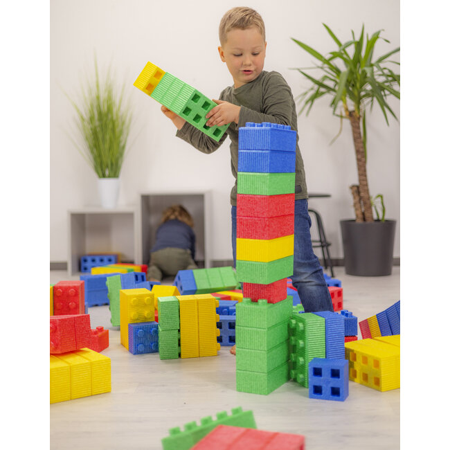 MODO  grote foamschuim speelblokken basisset - 76 foam basisblokken