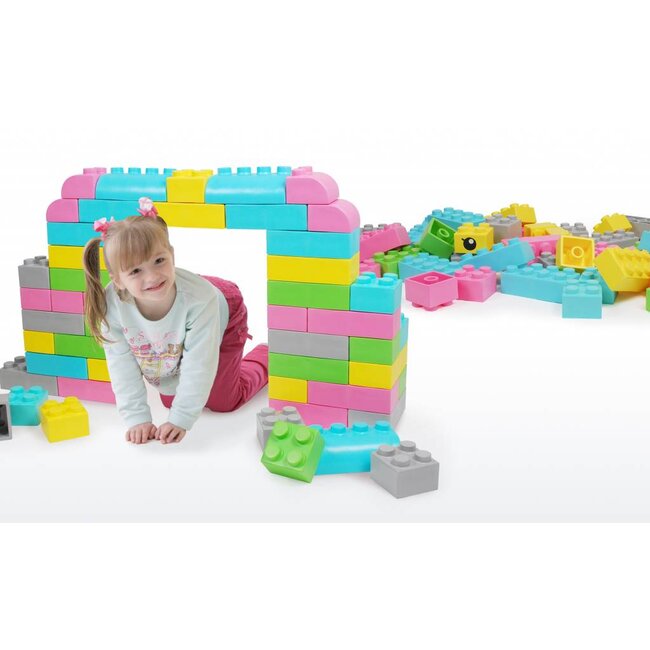 Grote zachte speelblokken - 100 stuks nordic colors