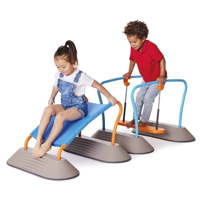 Gonge Loopbrug kinderen - wiebelbrug voor peuters en kleuters