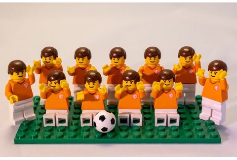 121 LEGO Voetbal poppetjes EK nederlands elftal sets