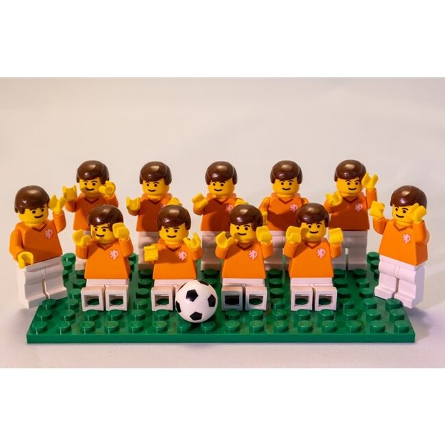11 LEGO Voetbal poppetjes EK nederlands elftal set