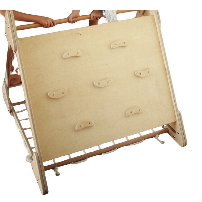 Pikler houten triangel voor dreumes, peuter en kleuter