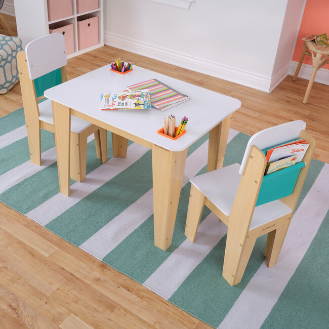 Kidkraft Kinderspeeltafel Kleurtafel schrijftafel wit hout