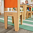 Montessori speeltafel en 4 stoelen