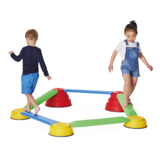 Gonge Build n Balance start set Balanceer Parcours