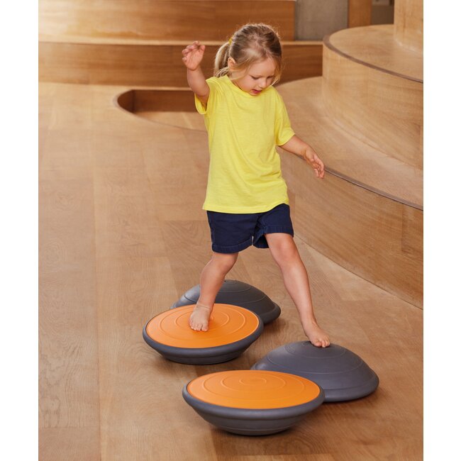 Gonge Halve Balansbal oranje of Giant Airboard groen