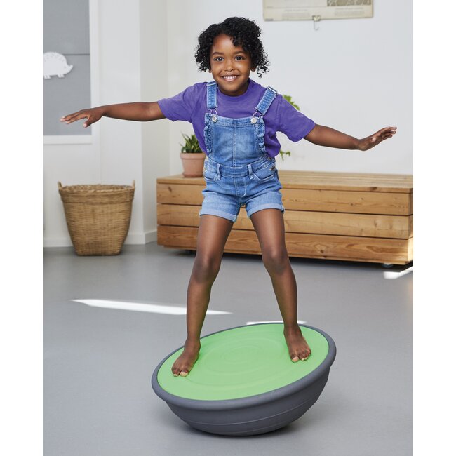 Gonge Halve Balansbal oranje of Giant Airboard groen