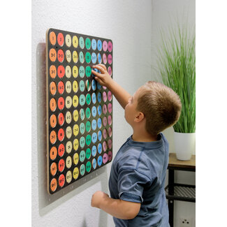 Tafel spelletjes wand