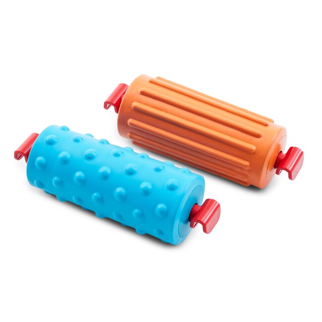 Gonge Mega Parcours set 31-delig met hangbrug, glijbaan en foam rollers