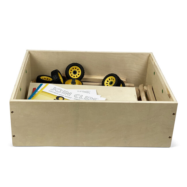 JOIN CLIPS Uitbreidingsset 3-in-1 expansion in houten opbergkist