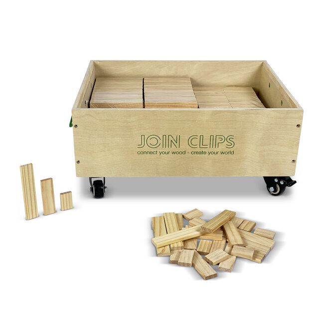 JOIN CLIPS Schoolset Masterset 3 kisten verrijdbaar