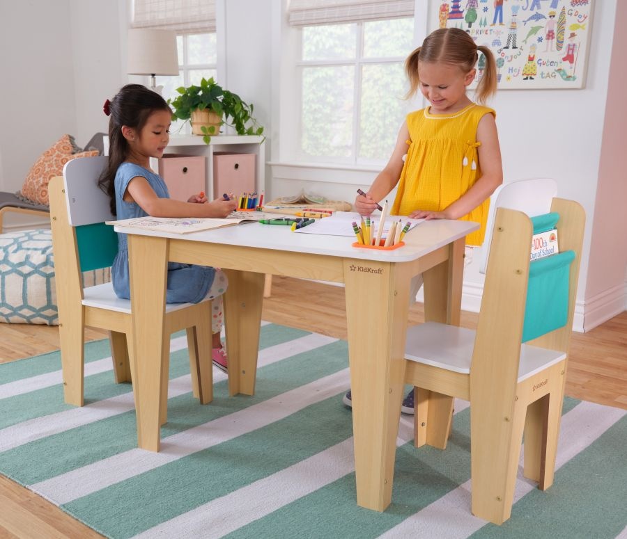 Tafel en stoel voor peuter en kleuter
