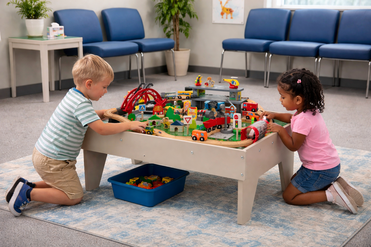 Speeltafel voor kinderen van 4 jaar t/m 8 jaar