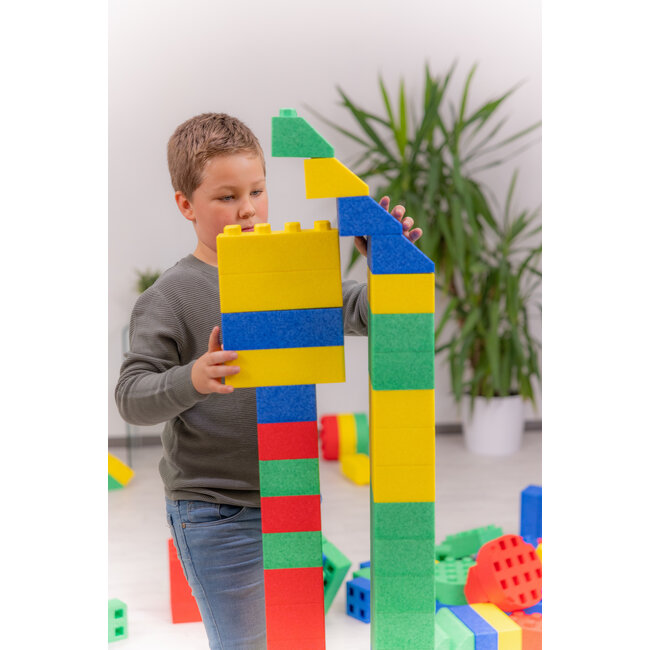 MODO  grote foamschuim speelblokken  - 16 dakstenen