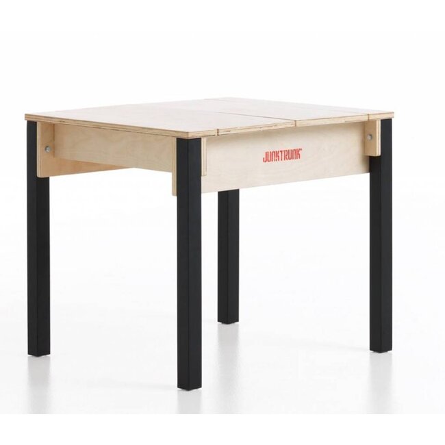 JunkTrunk Kindertafel met Opbergruimte en 2 Stoeltjes