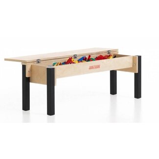 Kinderbank met opbergruimte