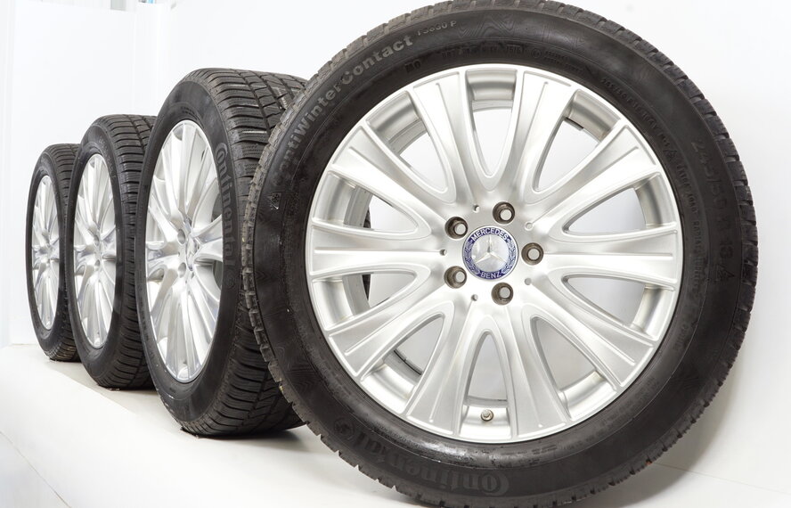 Mercedes Mercedes S Klasse W222 18 inch velgen +  Winterbanden Continental 7MM Origineel